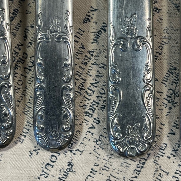 Panama Silver Vintage Lot Of 23 Pieces Flatware Spoons Forks And Knives - Picture 7 of 12